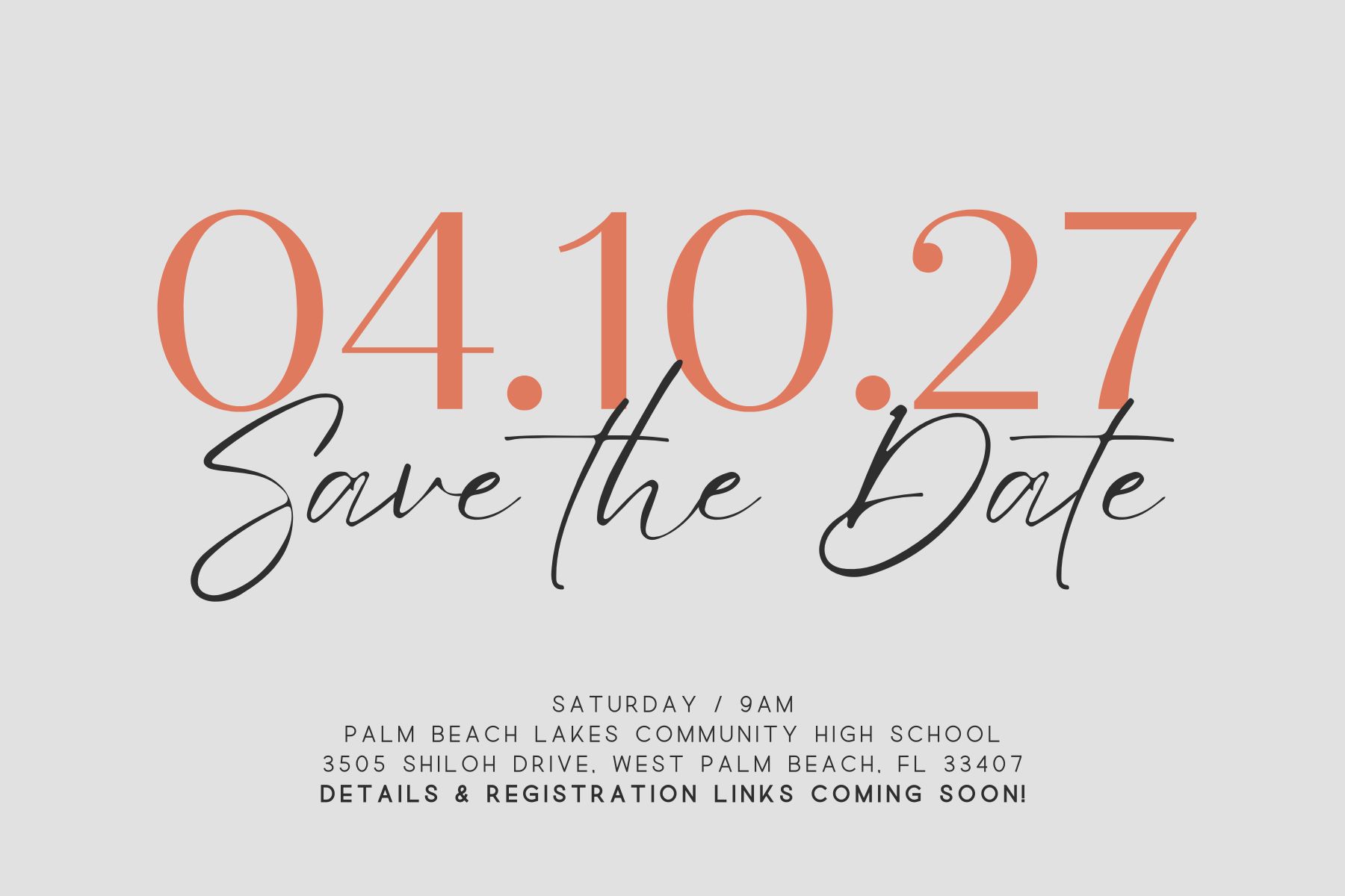 Save The Date
